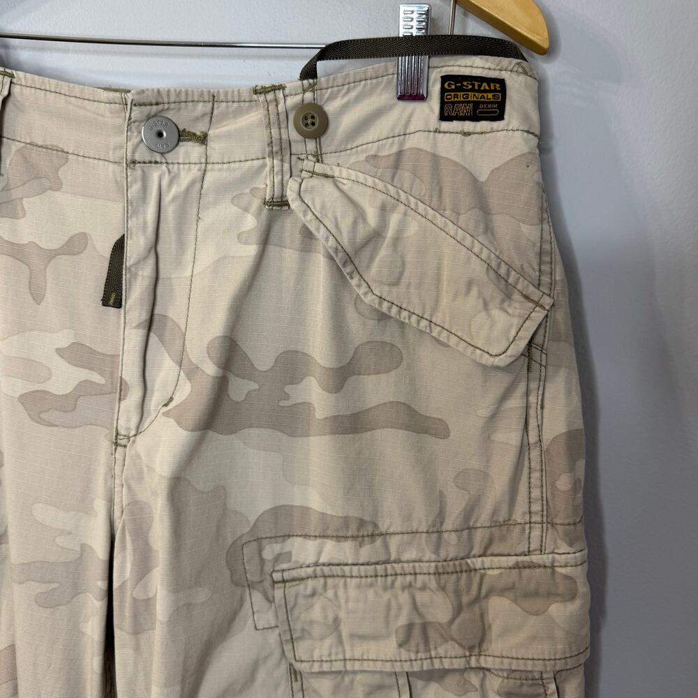 G star Sniper Battle Cargo pant Combat Camo Multi Pockets Military Sz 33 - Picture 8 of 16